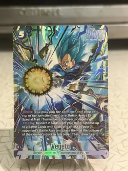 Dragon Ball Super Fusion World - Vegeta FB09-045 Alternate Art SR Dual Evolution - Image 1