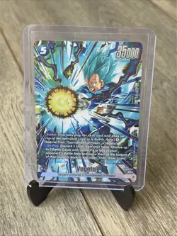 Dragon Ball Super Fusion World - Vegeta FB09-045 Alternate Art SR Dual Evolution - Image 1