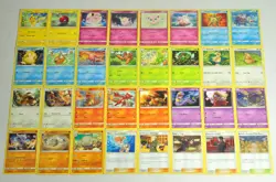 Pokemon card LOT 32 Hidden Fates Sun & Moon Vintage Pikachu Slowpoke Jynx etc... - Image 1