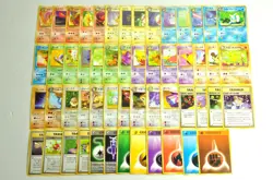 Pokemon card Team Rocket Old Back LOT 54 Japanese Psyduck Eevee Magikarp etc... - Image 1