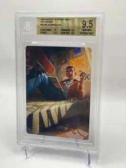 2025 MTG Miles Morales Art Card - Art Series: Marvel's Spider-Man BGS 9.5 - Image 1