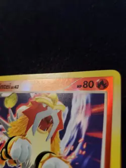 Pokemon Secret Wonders Entei Reverse Holographic Card, Ungraded, Lightly Used - Image 3