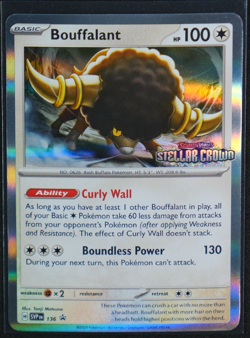 Bouffalant Holofoil Promo #136 SV: Scarlet & Violet Promo Cards NM - Image 1