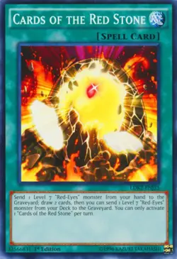 Cards of the Red Stone - LDK2-ENJ25 - Common - 1st Edition - Moderately Played - Image 1