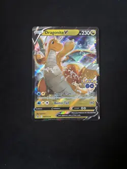 Dragonite V - Promo SWSH: Sword & Shield Promo Cards SWSH235 Pokemon Go Stamp NM - Image 1
