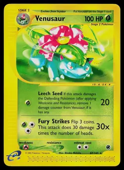 Pokemon Card - Venusaur Expedition 67/165 Rare - Image 1