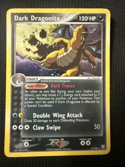 Pokemon Card EX Team Rocket Returns Dark Dragonite 15/109 - Image 1