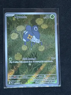 Nymble 096/094 Me02: Phantasmal Flames Holo, NM Pokemon card - Image 1