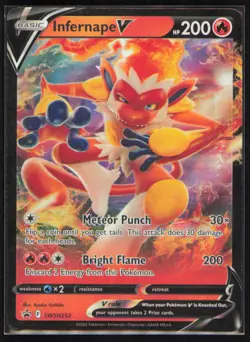 Infernape V #SWSH252 SWSH: Sword & Shield Promo Cards Pokemon TCG - Image 1