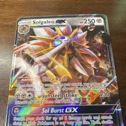 NEAR MINT Solgaleo GX Holo 89/149, 2016 Sun and Moon, Pokemon TCG Card - Image 2