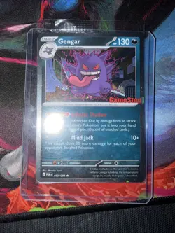 Gengar GameStop Promo Stamp Holo Sealed Pokemon Card - Image 1