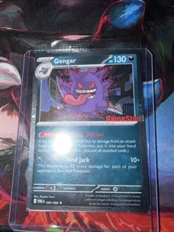 Gengar GameStop Promo Stamp Holo Sealed Pokemon Card - Image 2