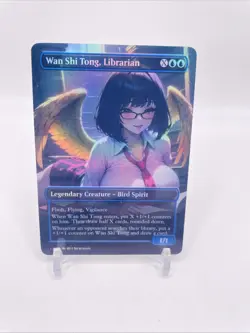 Wan Shi Tong, Librarian Foil Playtest Fanart Waifu EDH Commander Casual Play - Image 1