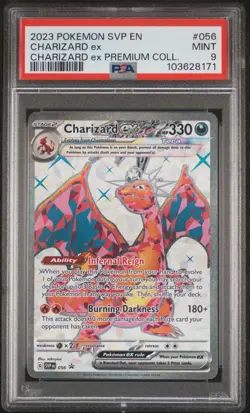 Pokemon - Charizard ex - Scarlet & Violet - 056 - Black Star Promo - PSA 9 Mint - Image 1