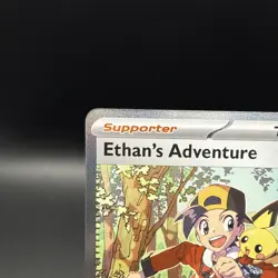 Pokemon TCG Destined Rivals Ethan's Adventure 236/182 SIR Near Mint - Image 2