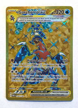 Pokemon Paradox Rift - GARCHOMP EX - GOLDEN HYPER RARE - 260/182 - NM/M - Image 1