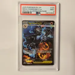 Pokemon Mega Charizard X ex Phantasmal Flames Holo SIR PSA 9 mint - Image 1