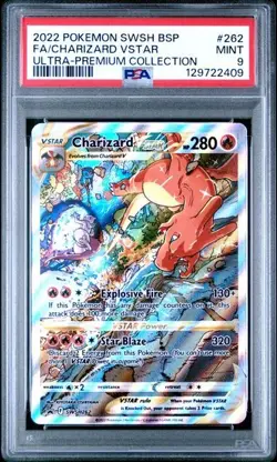 Mewtwo Gg44 Charizard SWSH262 VStar Pokemon Crown Zenith PSA 9 Sequential Set - Image 4