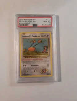 2016 POKEMON XY EVOLUTIONS #112 IMAKUNIU'S DODUO PSA 10 - Image 1