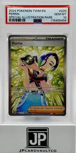 Pokemon Perrin Twilight Masquerade Special Illustration Rare #220 PSA 10 - Image 3