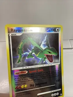 Pokemon TCG Rayquaza 14/146 Reverse Holo Legends Awakened MP - Image 3