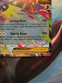 Mega Starmie EX 021/088: Jetting Blow Nebula Beam Holo 330 HP Pokemon TCG - Image 3