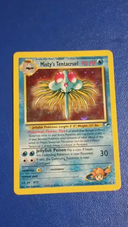 Pokemon Misty's Tentacruel Holo Rare 10/132 Gym Heroes 70 HP Stage 1 English - Image 1
