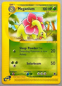 Pokemon Meganium #53/165 Non-Holo Rare - 2002 Expedition Base Set - NM to Mint! - Image 1