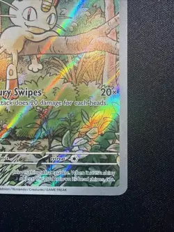 Meowth 106/094 - Pokemon TCG - Phantasmal Flames Illustration Rare Holo - NM - Image 4