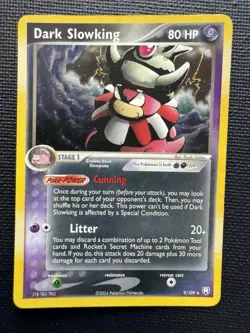 Dark Slowking 9/109 Holo Rare EX Team Rocket Returns Pokemon 2004 NM - Image 1