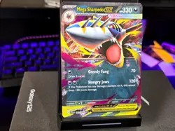 MEGA SHARPEDO EX DOUBLE RARE 061/094 PHANTASMAL FLAMES POKEMON NM - Image 1
