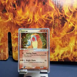 2004 Pokemon Entei ex 91/95 EX Team Magma vs. Team Aqua Holo Rare NM - Image 1