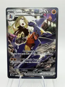 Cynthia’s Garchomp Ex 232/182 SIR Pokemon TCG Destined Rivals NM+ - Image 1