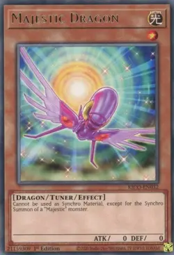 Majestic Dragon - KICO-EN032 - Rare - 1st Edition - Lightly Played - Image 1