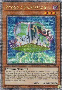 Yugioh! Psychic Processor - PHNI-EN081 - Quarter Century Secret Rare - 1st Editi - Image 1