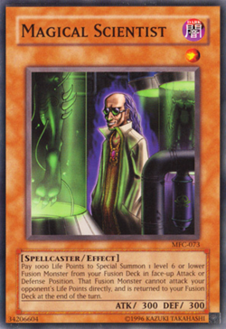 Magical Scientist - MFC-073 - Common - Unlimited Edition - Heavily Played - Image 1