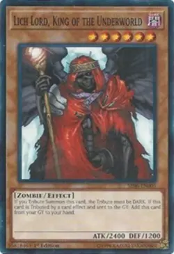 Lich Lord, King of the Underworld - SR06-EN005 - Common - 1st Edition - Lightly - Image 1