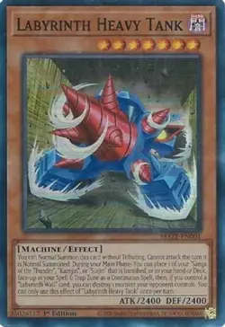 Labyrinth Heavy Tank - MAZE-EN001 - Super Rare - 1st Edition - Lightly Played - Image 1