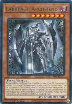 Labrynth Archfiend - TAMA-EN015 - Rare - 1st Edition - Lightly Played - Image 1