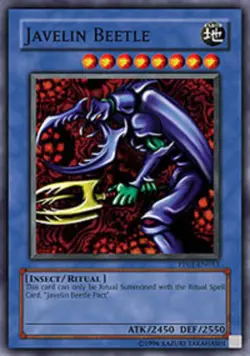 Javelin Beetle - PP01-EN013 - Super Rare - Unlimited Edition - Heavily Played - Image 1