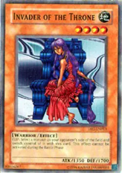 Invader of the Throne - DB1-EN013 - Common - Unlimited Edition - Heavily Played - Image 1