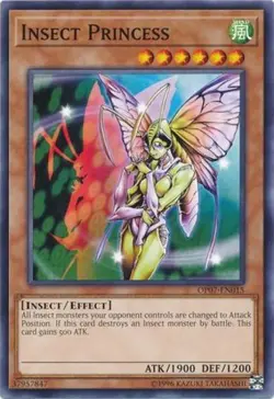 Insect Princess - OP07-EN015 - Common - Unlimited Edition - Lightly Played - Image 1