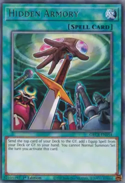 Hidden Armory - GRCR-EN054 - Rare - 1st Edition - Lightly Played - Image 1