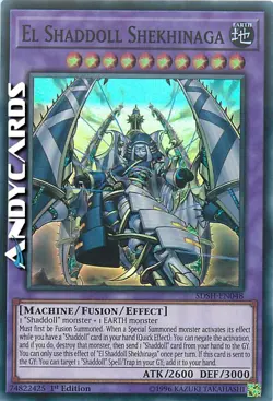 EL SHADDOLL SHEKHINAGA • (Bambolaombra) • Super R • SDSH EN048 YUGIOH - Image 1