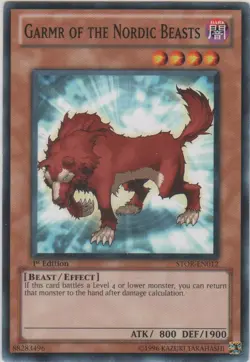 Garmr of the Nordic Beasts - STOR-EN012 - Common - 1st Edition - Lightly Played - Image 1
