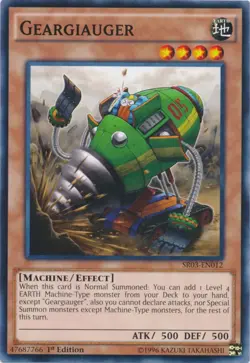 Geargiauger - SR03-EN012 - Common - 1st Edition - Lightly Played - Image 1
