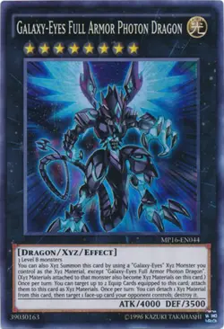 Galaxy-Eyes Full Armor Photon Dragon - MP16-EN044 - Super Rare - Unlimited Editi - Image 1