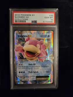 SLOWBRO EX #26/108 PSA 10 • 2016 GEM MINT Pokemon XY Evolutions - Image 1