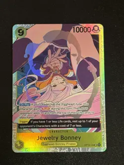 • Jewelry Bonney • OP13-108 SR Carrying On His Will Holo Foil One Piece TCG NM - Image 1