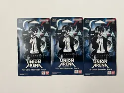 Union Arena Solo Leveling Booster Sleeves Lot Of 3 - Image 1